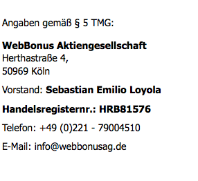 webbonus-impressum